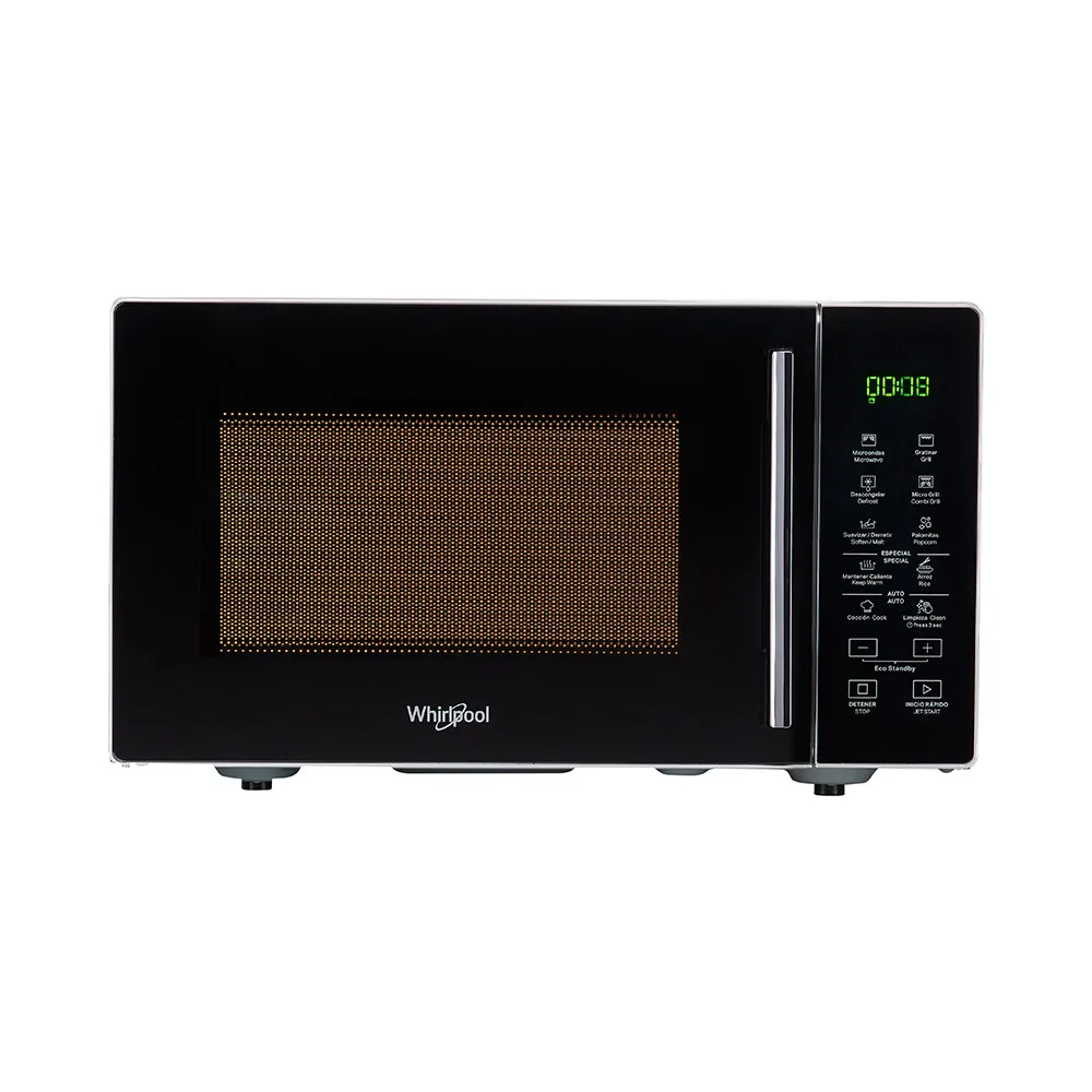 MICROONDAS WHIRLPOOL WMG25SZIM 25L C/ GRILL SILVER - WHIRLPOOL - Microondas - Rapidito - Loma Grande