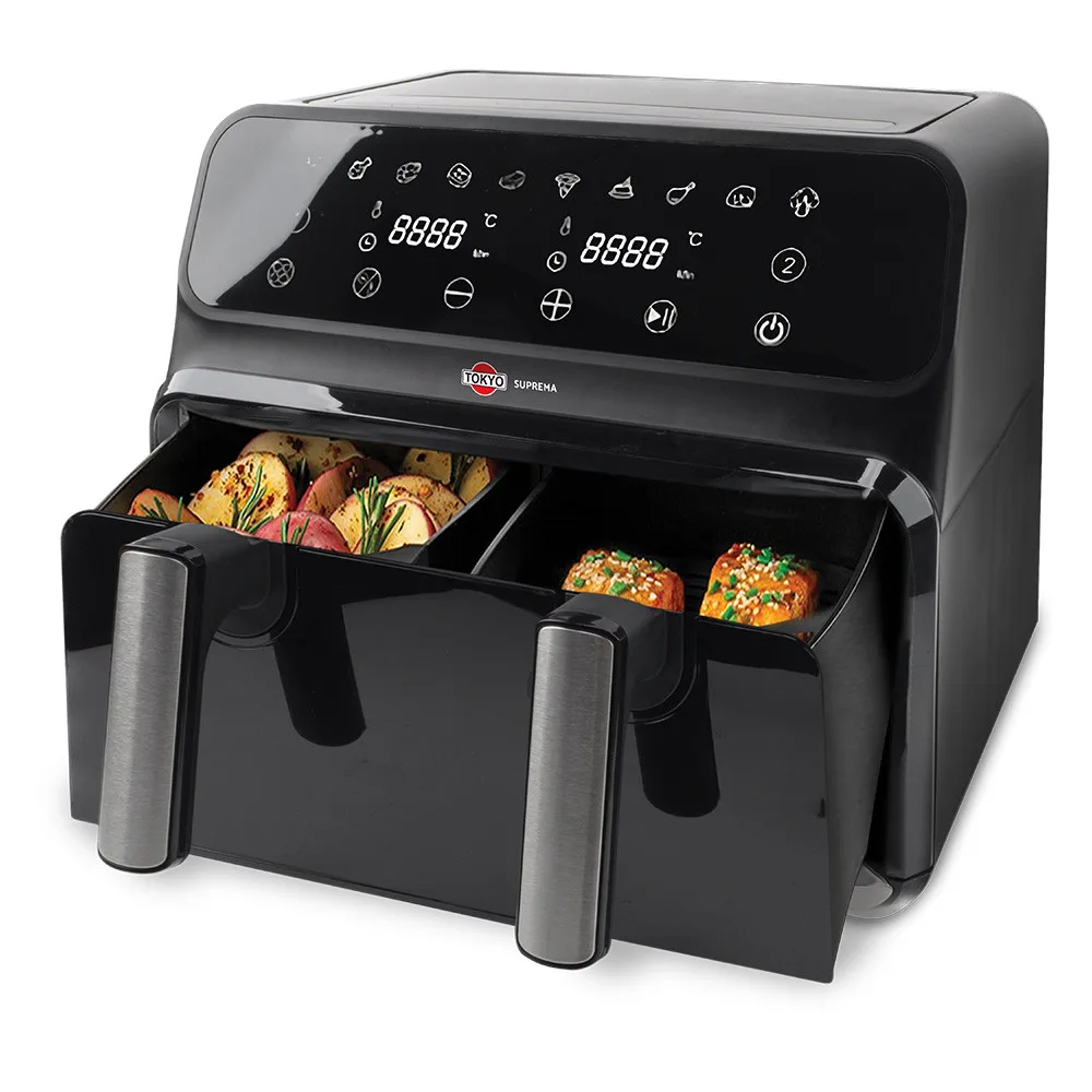 AIR FRYER TOKYO SUPREMA 8L DOBLE CANASTA - TOKYO - Freidora - Rapidito - Loma Grande