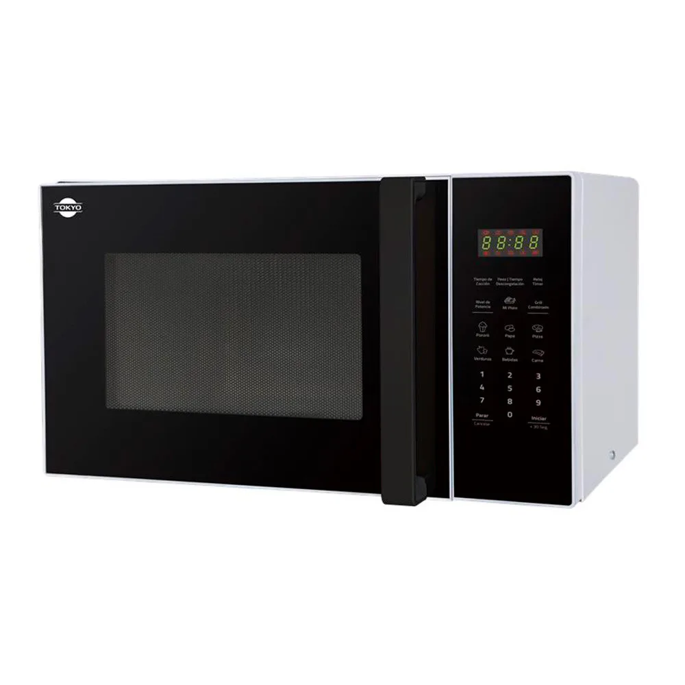 MICROONDAS TOKYO MOD TOKB30 30 LTRS DIGITAL C/GRILL BLANCO - TOKYO - Microondas - Rapidito - Loma Grande