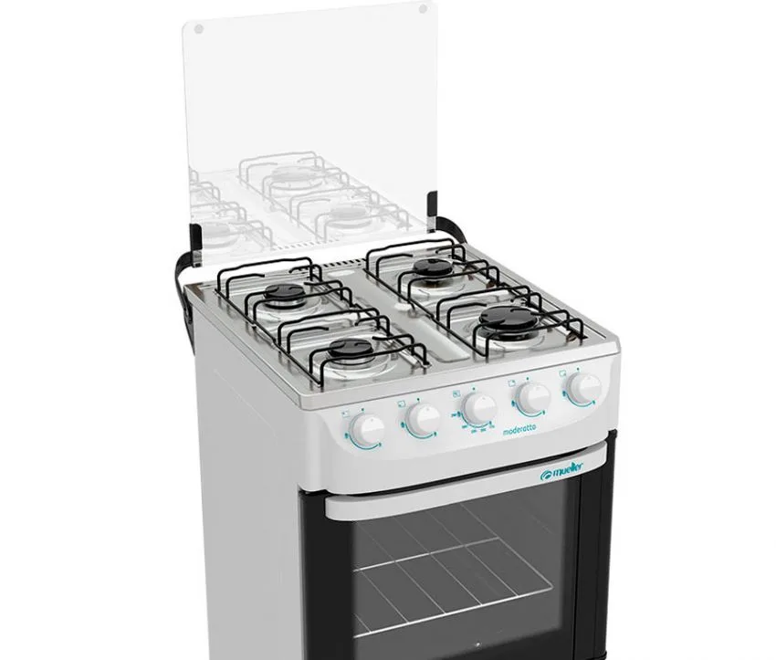 Miniatura 2 - COCINA A GAS MUELLER MFI4BA 04H BLANCO-MODERATTO - MUELLER - Cocina - Rapidito - Loma Grande