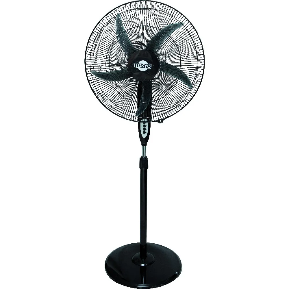 VENTILADOR TOKYO DE PIE NEGRO BRAVISIMO 3 VEL.20-BASE REDONDA - TOKYO - Ventilador de Pie - Rapidito - Loma Grande