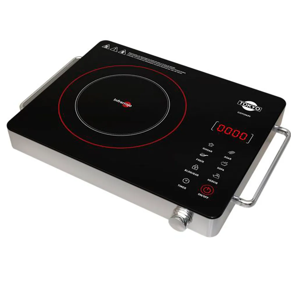 PLACA INFRARROJA TOKYO CON ASAS DISPLAY LED + PANEL TOUCH C/TIMER - TOKYO - Placas Infrarrojas - Rapidito - Loma Grande