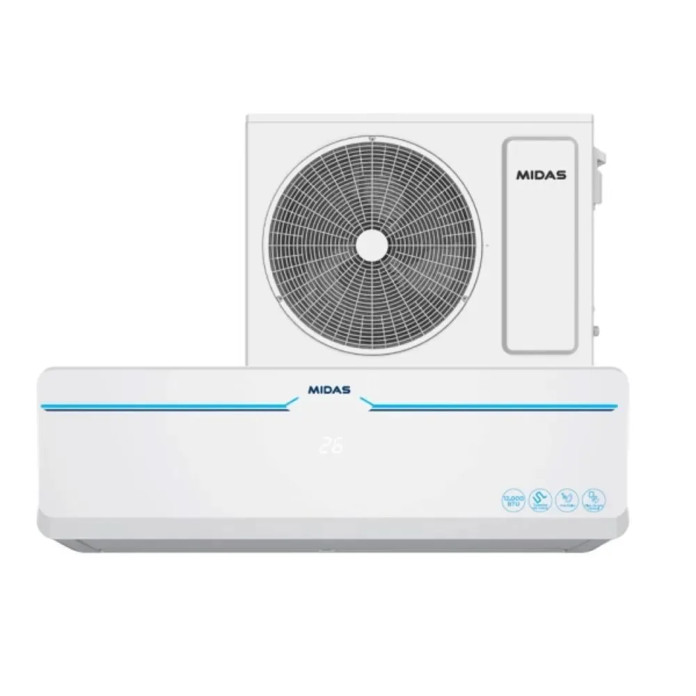 AIRE ACONDICIONADO MIDAS 12.000 BTU - MIDAS - Aires acondicionados - Rapidito - Loma Grande