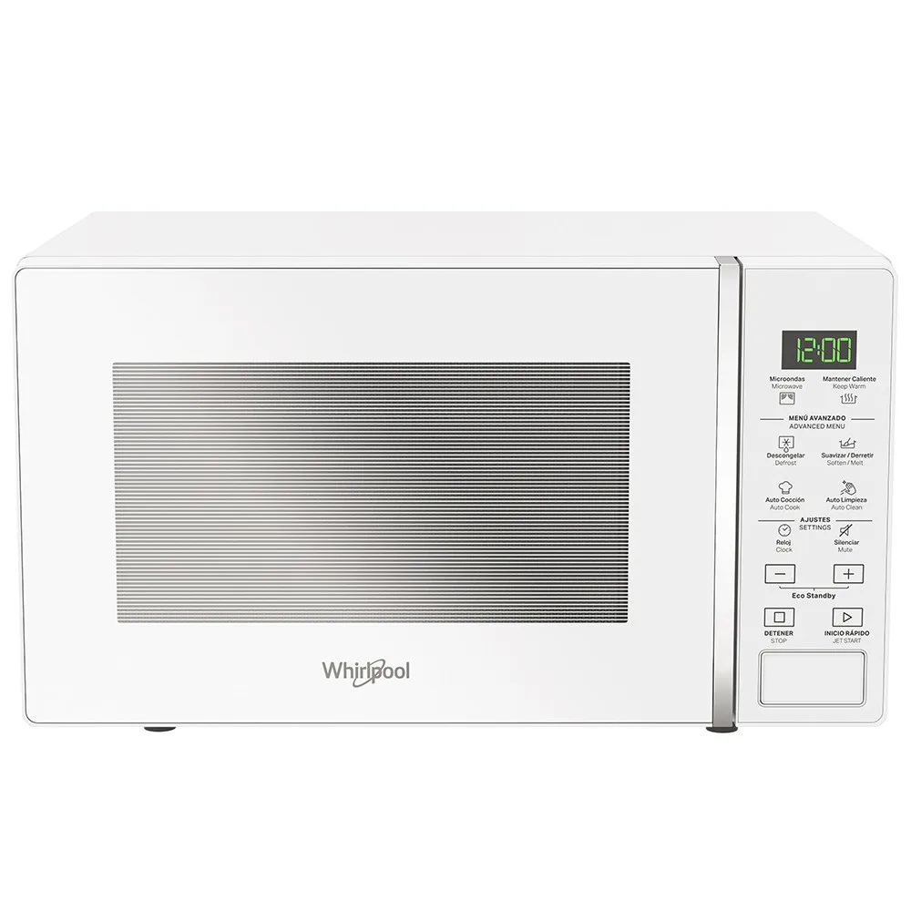 MICROONDAS WHIRLPOOL WMS20BZIM 20L S/ GRILL BLANCO - WHIRLPOOL - Microondas - Rapidito - Loma Grande