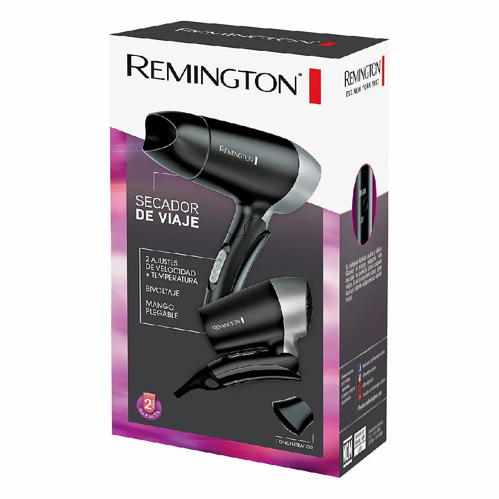 Miniatura 2 - SECADOR DE PELO REMINGTON MOD D2400 BIVOLT 1400W P/VIAJE - REMINGTON - Belleza - Rapidito - Loma Grande