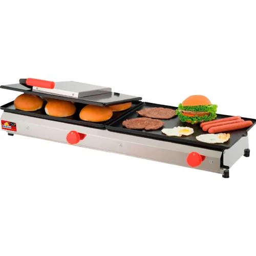 Miniatura 2 - HAMBURGUESERA PROGAS DOBLE PRENSA A GAS MOD PR-750GN - PROGAS - Rapidito - Loma Grande