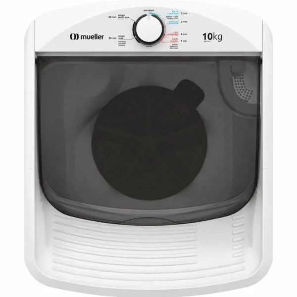 Miniatura 3 - LAVARROPAS MUELLER MLT 10C BB5E BLANCO POPTANK 10K - MUELLER - Lavarropas - Rapidito - Loma Grande