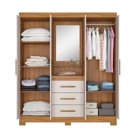 Miniatura 2 - ROPERO 4P NT5015 CAPELINHA NOTAVEL - ABBA - Muebles - Rapidito - Loma Grande