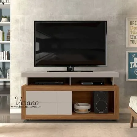 Miniatura 2 - RACK VERANO DJ GRIS:CARVALLO NOBRE - ABBA - Muebles - Rapidito - Loma Grande