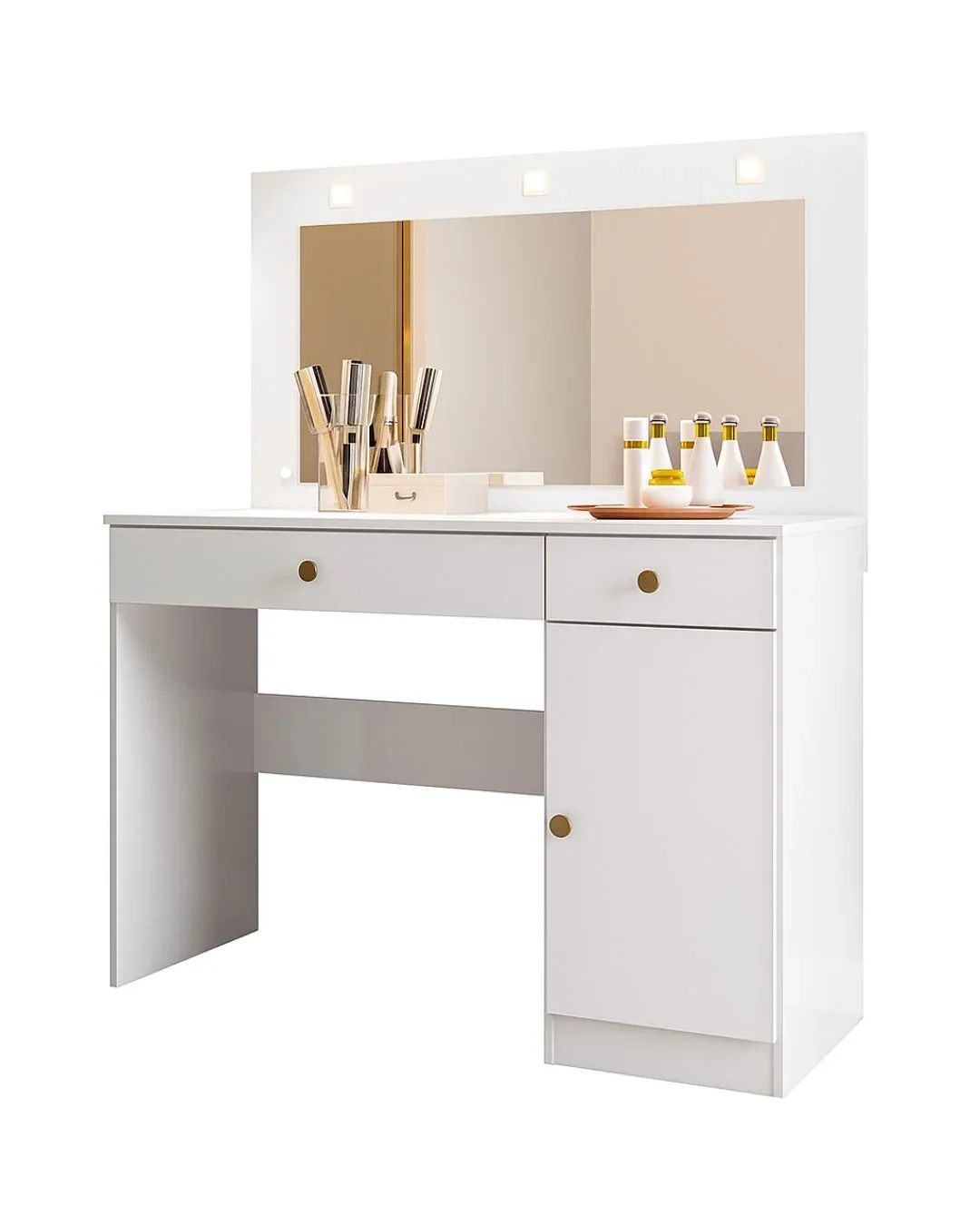 Miniatura 1 - TOCADOR MOVAL BELLA BLANCO 2PZ C/ BUTACA - MOVAL - Muebles - Rapidito - Loma Grande