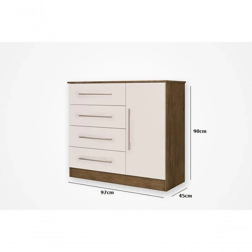 Miniatura 2 - COMODA NEW MALIBU JA - ABBA - Muebles - Rapidito - Loma Grande