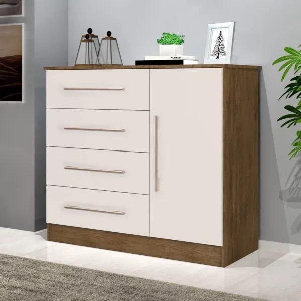 Miniatura 1 - COMODA NEW MALIBU JA - ABBA - Muebles - Rapidito - Loma Grande