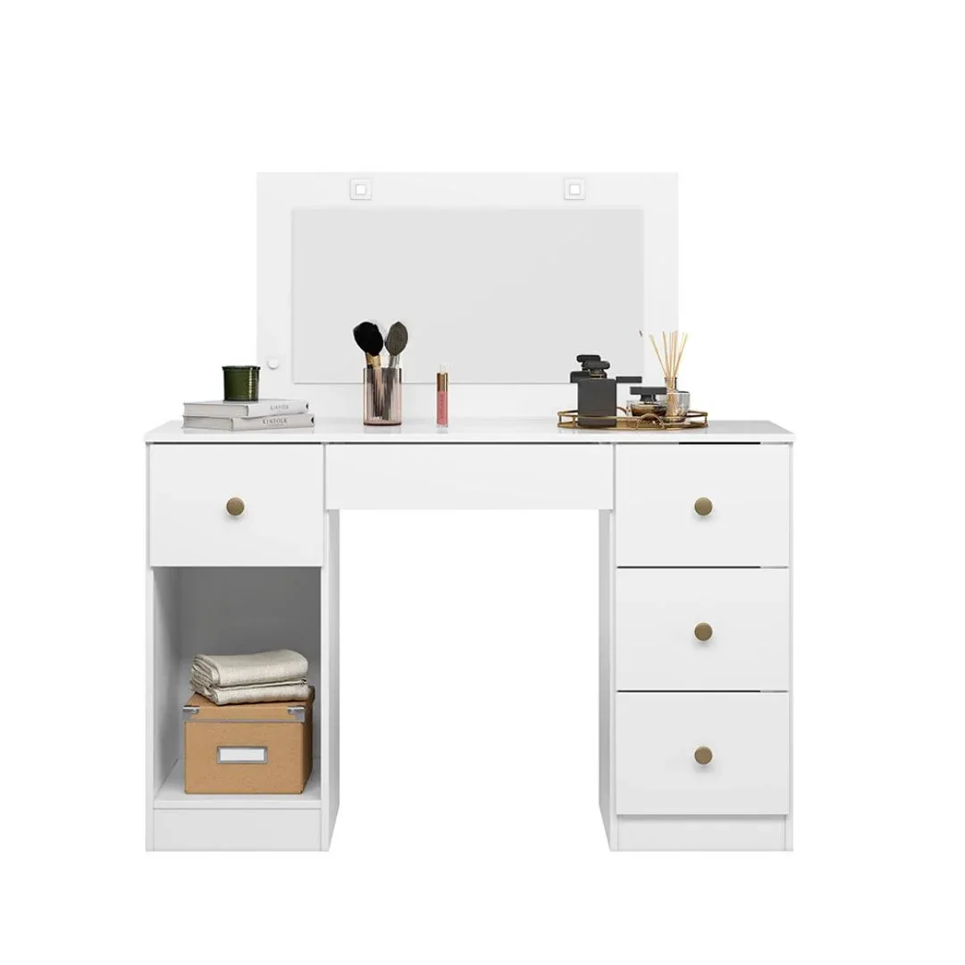 Miniatura 3 - TOCADOR MOVAL SONHOS C/ESPEJO BLANCO 2PZ C/ BUTACA - MOVAL - Muebles - Rapidito - Loma Grande